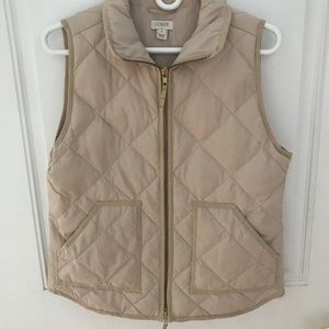 J.Crew S tan vest